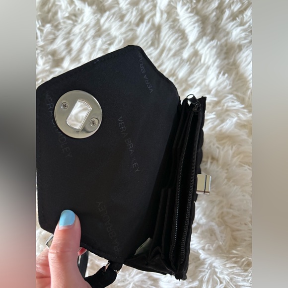 Vera Bradley Black Clutch Wristlet - Picture 4 of 5